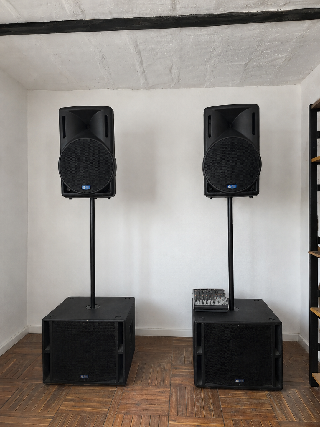 Soundsystem klein DB Technologies