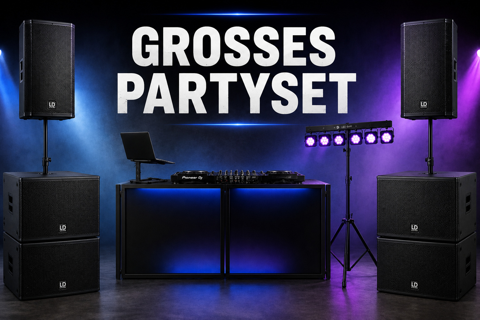 Partyset groß