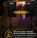 2x Soundboks mix inklusive Boxenständer